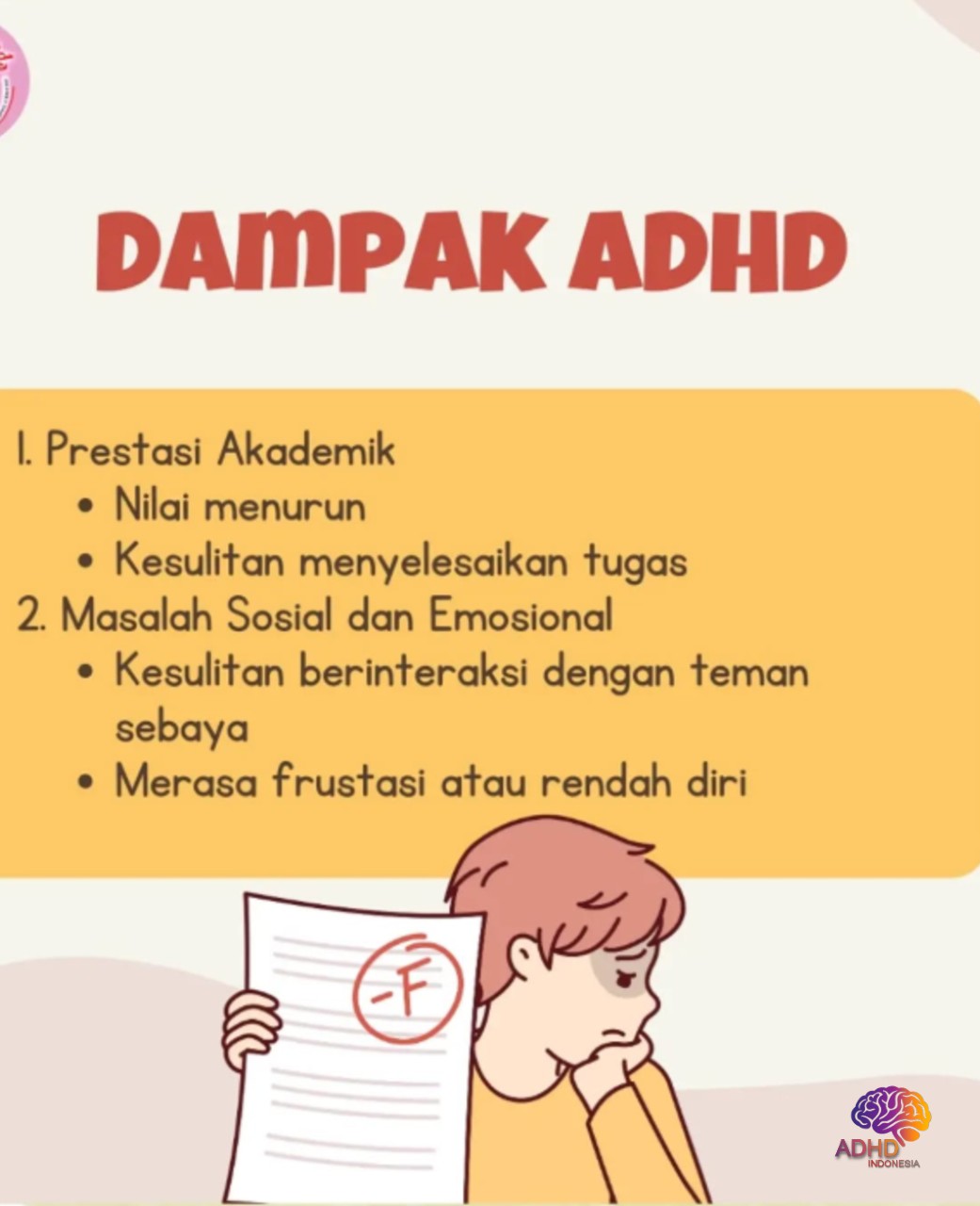 Dampak ADHD terhadap Proses Belajar Anak di Kabupaten Penukal Abab Lematang Ilir